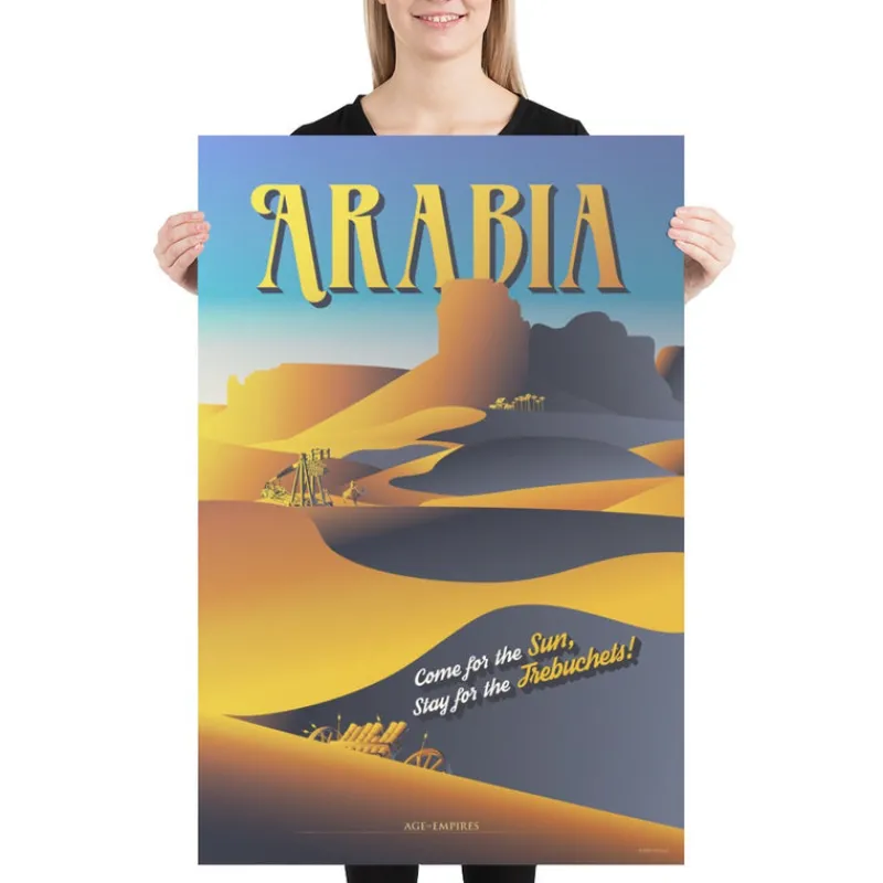printful2 Age of Empires Arabia Travel Poster Shop