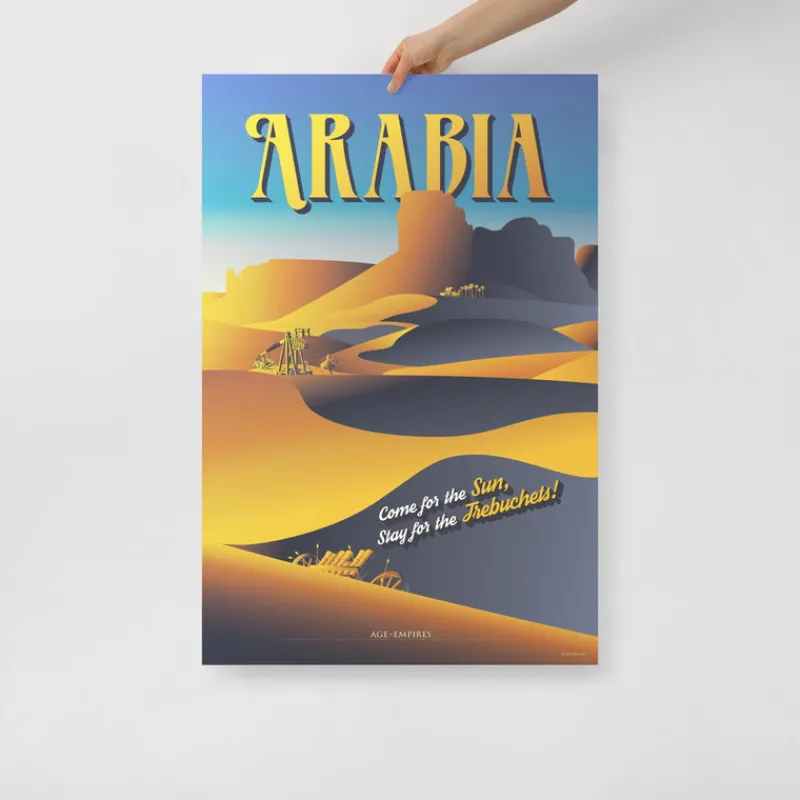 printful2 Age of Empires Arabia Travel Poster Shop