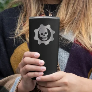 vismark Gears of War Crimson Omen Laser Engraved Tumbler Outlet