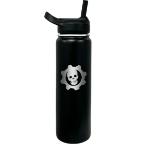 vismark Gears of War Crimson Omen Laser Engraved Water Bottle Fashion