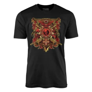 vp-h3 Gears of War Legacy Gold Foil T-Shirt Cheap