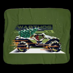printful2 Halo 'Happy Halodays' Warthog Sherpa Blanket Sale