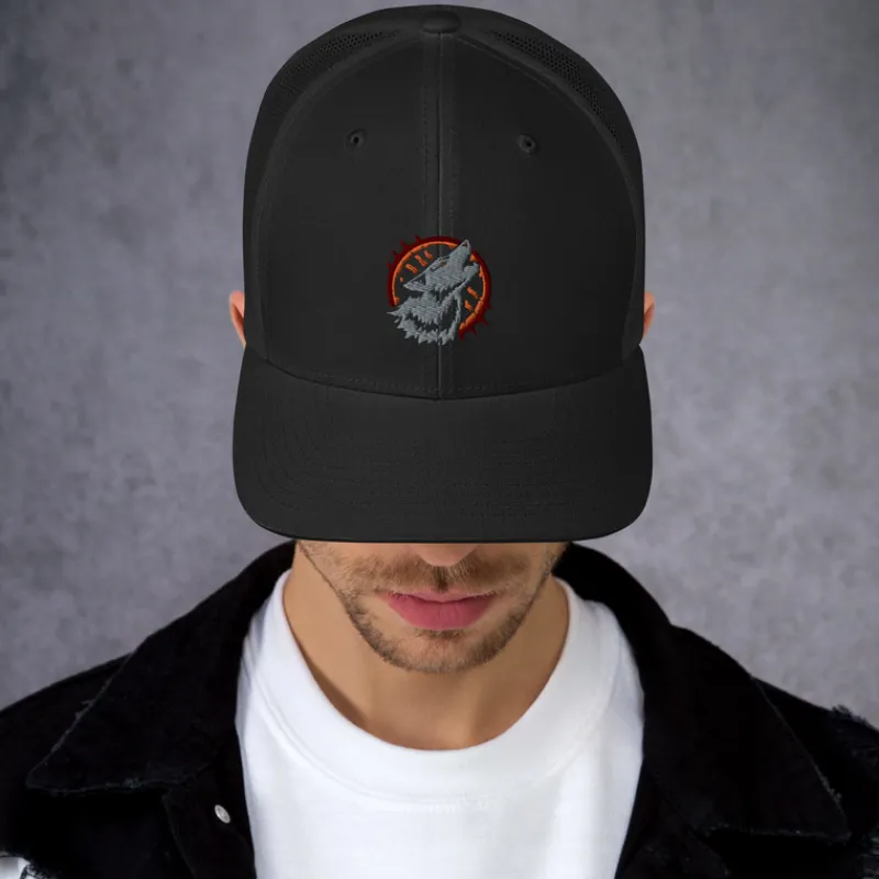printful Halo Infinite Lone Wolf Trucker Hat Cheap
