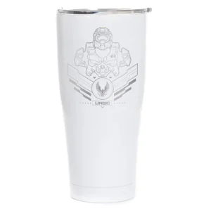 vismark Halo Infinite Master Chief Line Art Laser Engraved Tumbler Best