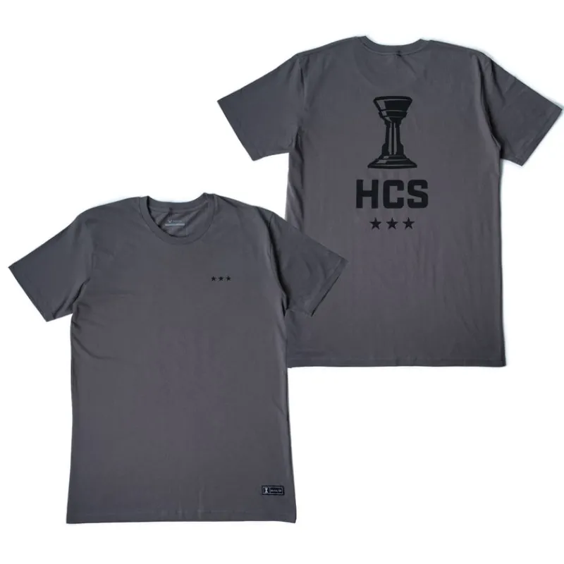 dotexe HCS Trophy Dark Grey Tee Fashion