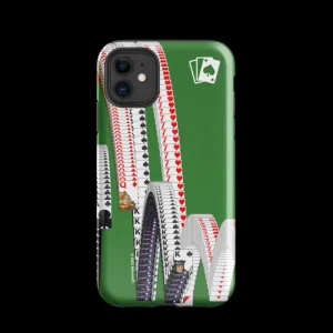 printful Microsoft Solitaire Bouncing Cards Tough Phone Case - iPhone Cheap