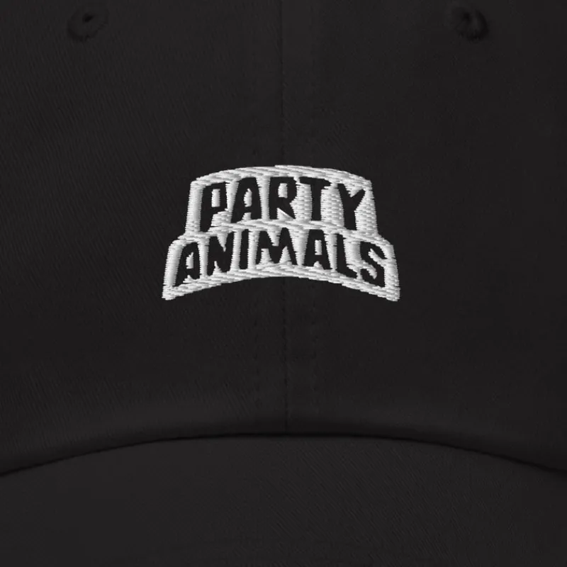 printful Party Animals Logo Embroidered Hat Sale