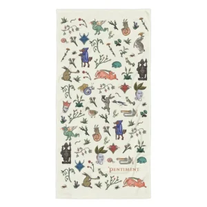 printful2 Pentiment Marginalia Beach Towel Hot