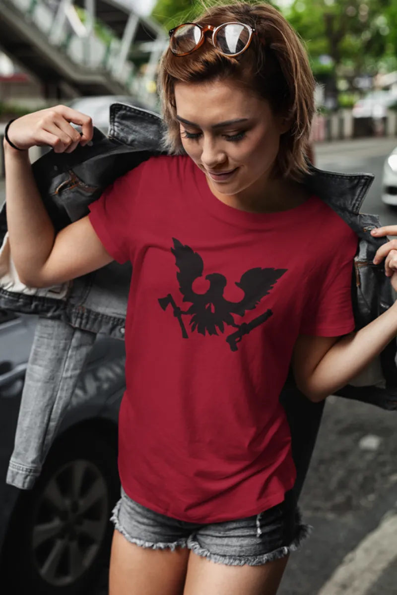 monster digital State of Decay Emblem Women's Relaxed Red T-Shirt Best Sale