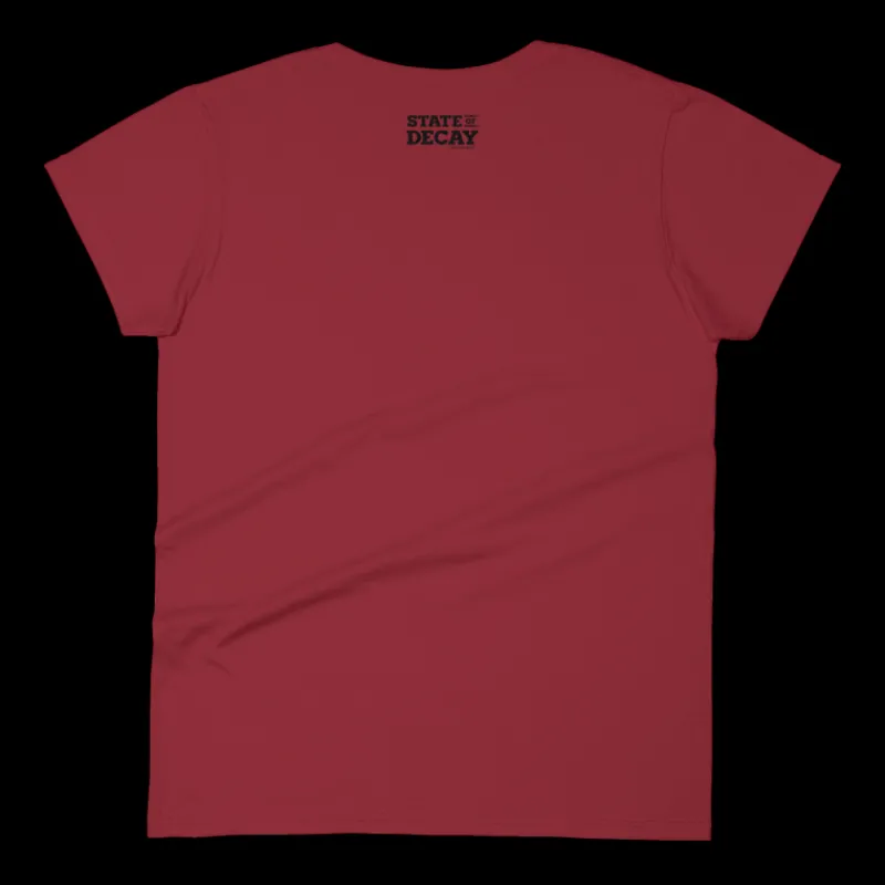 monster digital State of Decay Emblem Women's Relaxed Red T-Shirt Best Sale