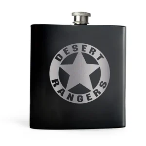 progift Wasteland 3 Desert Rangers Laser Engraved Flask Fashion