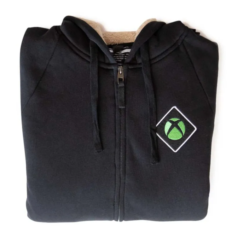 vp-sportiqe Xbox Green Sphere Sherpa Lined Zip Hoodie Outlet
