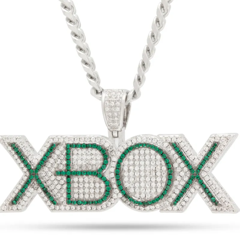 king-ice Xbox x King Ice - Emerald Xbox Logo Necklace Sale