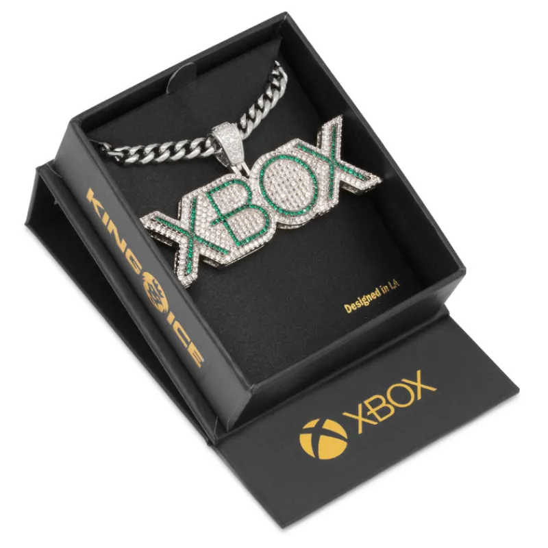 king-ice Xbox x King Ice - Emerald Xbox Logo Necklace Sale