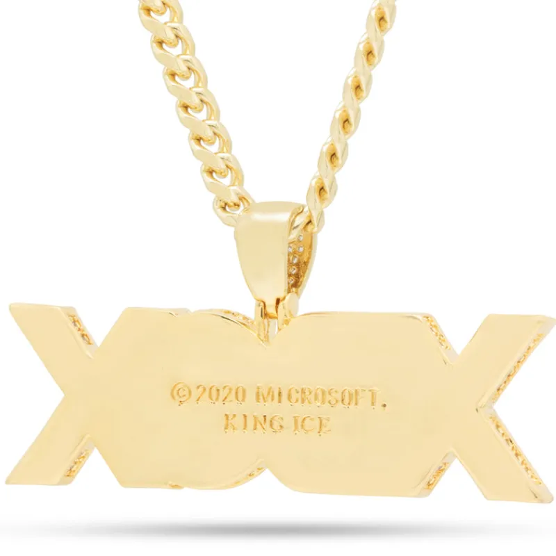king-ice Xbox x King Ice - Emerald Xbox Logo Necklace Sale